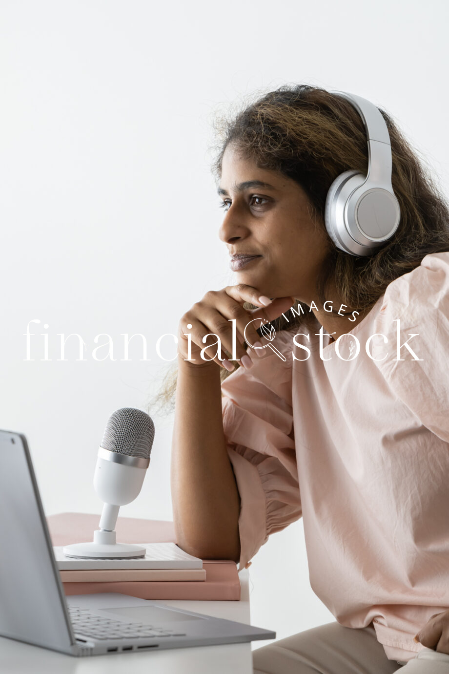 Financial Stock Images - Poscasing from home and running a Small home business