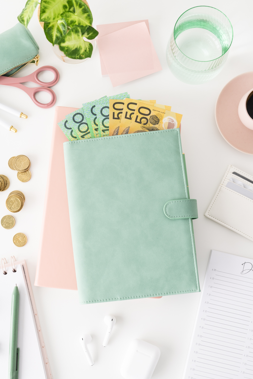 Financial Stock Images-Flatlay-Currency-coins-desktop.