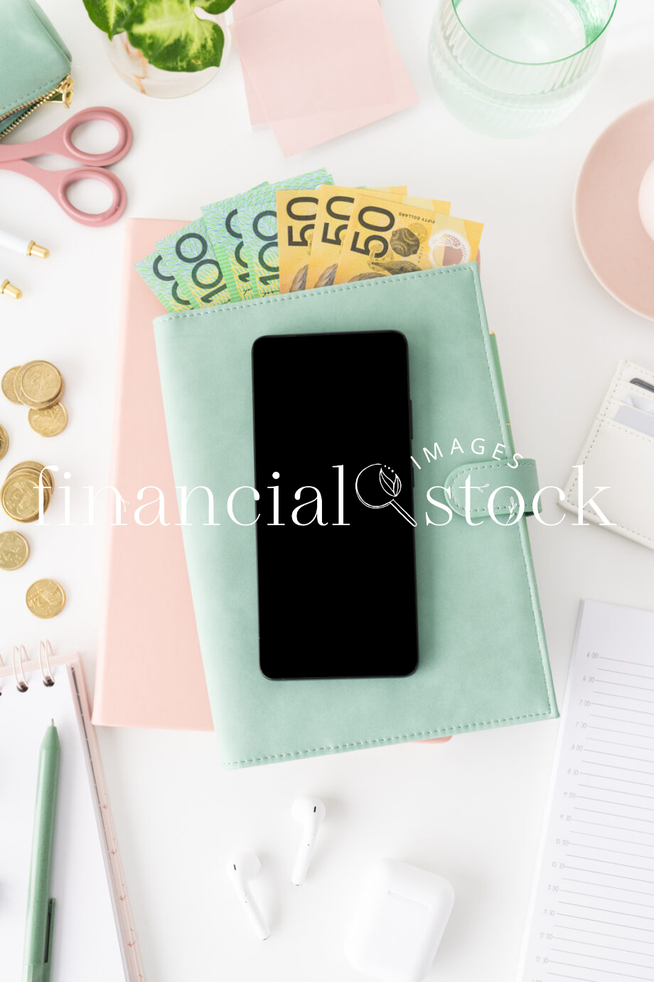 Financial Stock Images-Flatlay-Currency-coins-desktop.