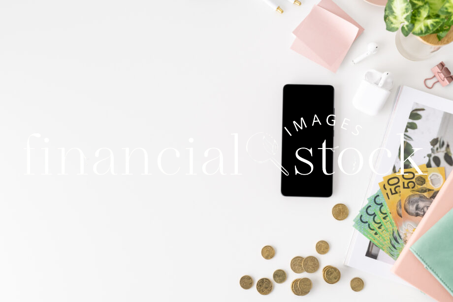 Financial Stock Images - Home finances, Australian currency and home finances, Copyspace.