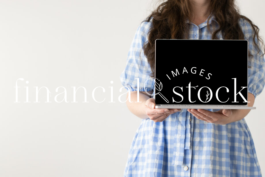 Financial Stock Images - Working from home-mobile technology.