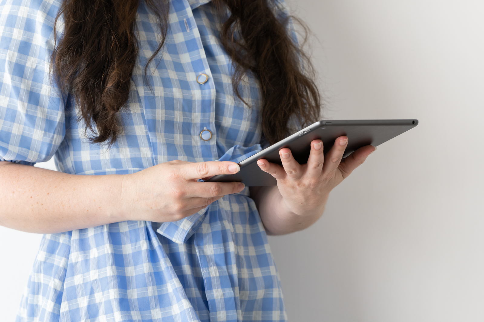 Financial Stock Images - Working from home-mobile technology.