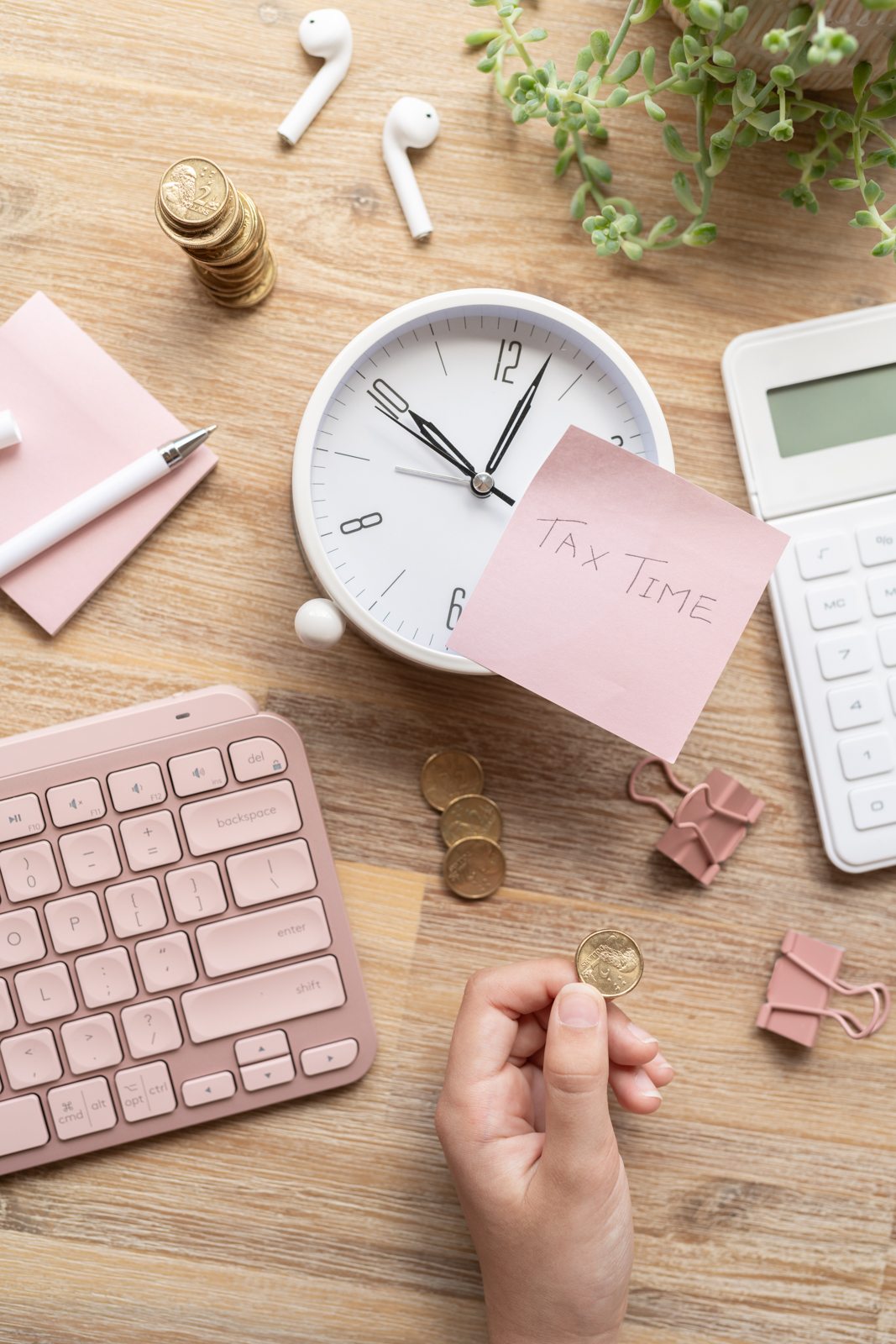 Financial Stock Images - Working from home.