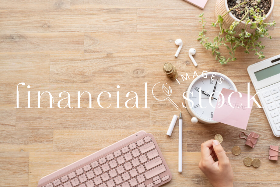 Financial Stock Images - Working from home.