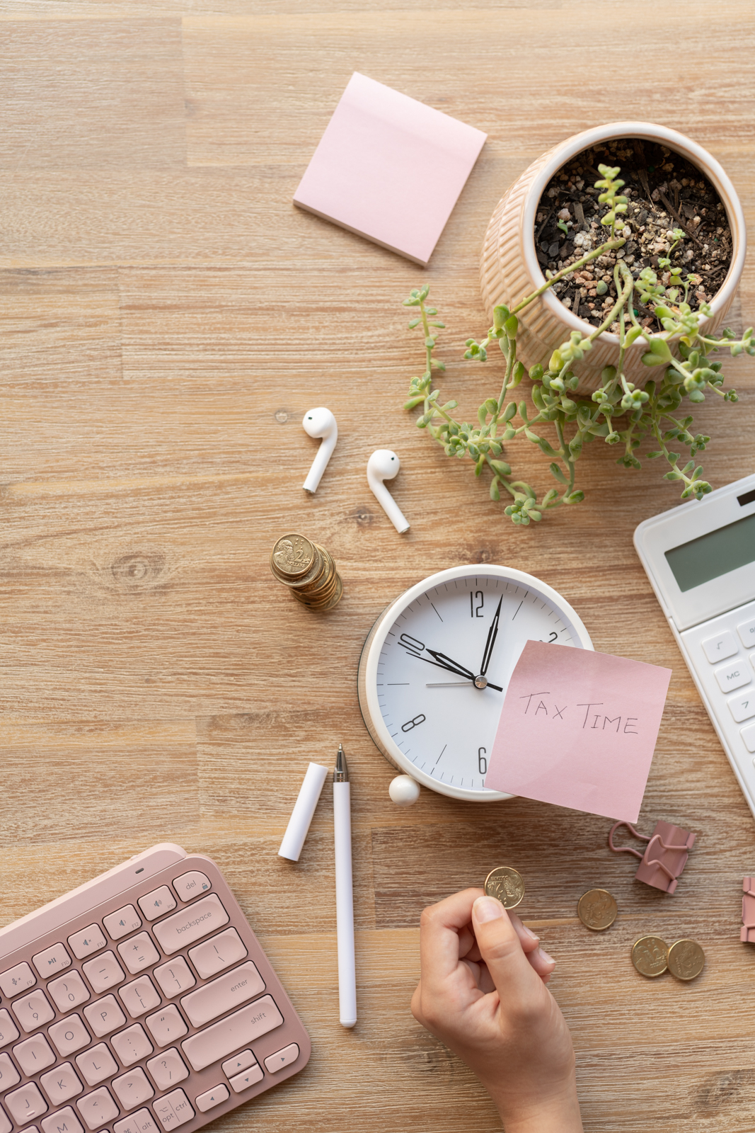 Financial Stock Images - Working from home.