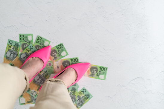 Heels, Ausralian, Hundred, Dollars, Hot, Pink, Money, Copyspace, Shoes, Women, Power, Powerful, Bright